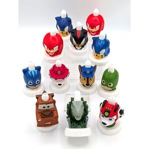 Good2Grow Topper Juice Bottle Lot of 12 Mater Paw Patrol Sonic Jurassic PJ Mask